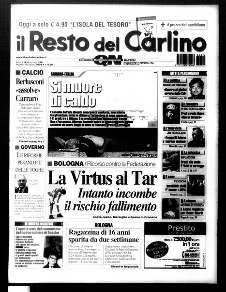 Il Resto del Carlino : giornale dell'Emilia